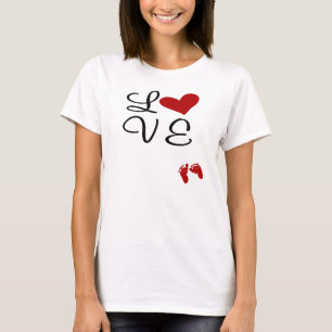 Camiseta Maternidade do amor da gravidez