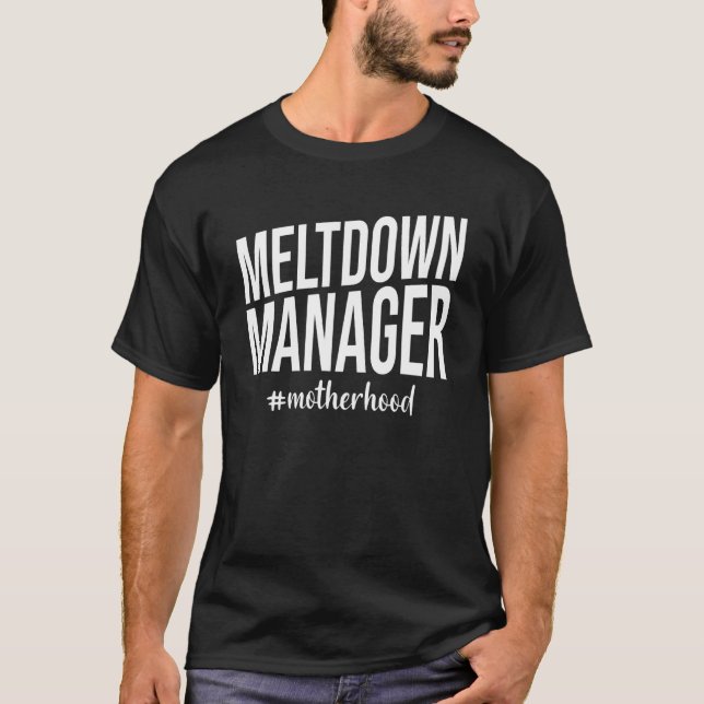 Camiseta Maternidade do Meltdown Manager (Frente)