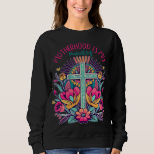 Camiseta Maternidade É A Minha Escola Secundária, Flores De