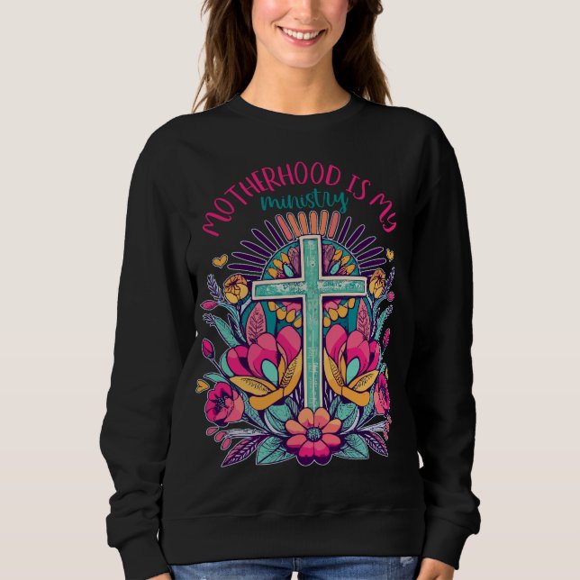 Camiseta Maternidade É A Minha Escola Secundária, Flores De (Frente)