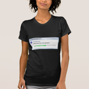 Camiseta Maternidade em andamento da transferência de