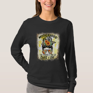 Camiseta Maternidade Perfect Mix Coque Desgrenhado Floral D