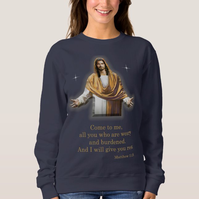 Camiseta Mateus 11:28 (Frente)