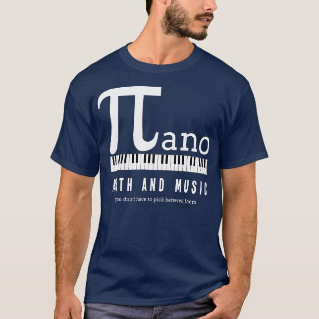 Camiseta Math and Music Inspired Design (Frente)