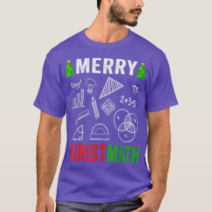 Camiseta Math Christmas  Merry Christmas Math Teacher Women
