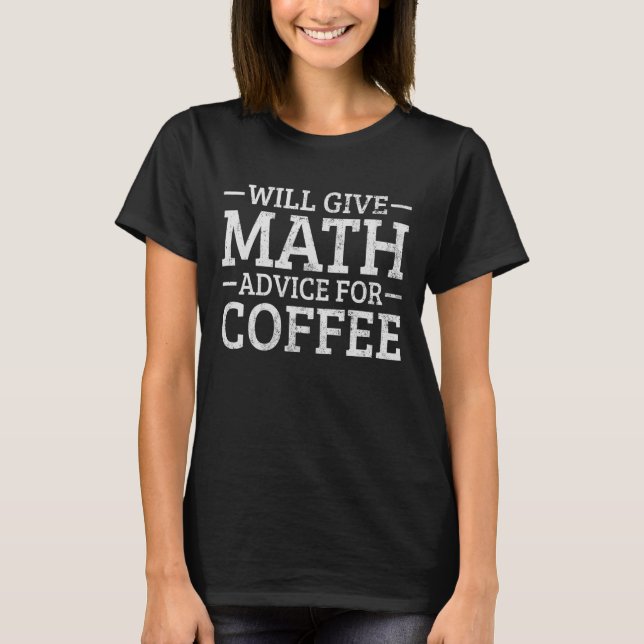 Camiseta Math Coffee (Frente)