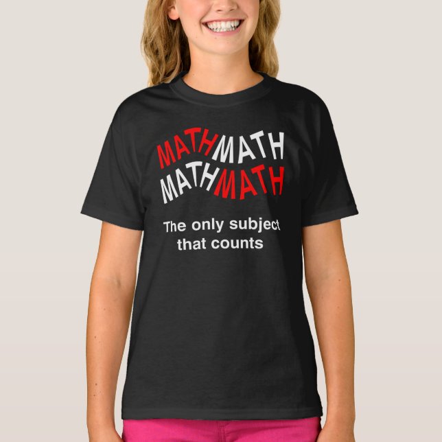Camiseta Math Counts Wavy (Frente)