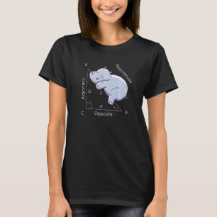 Camiseta Math Hippopotamus Hippotenuse