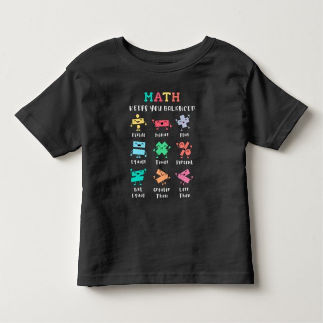 Camiseta Math keeps you balanced (Frente)