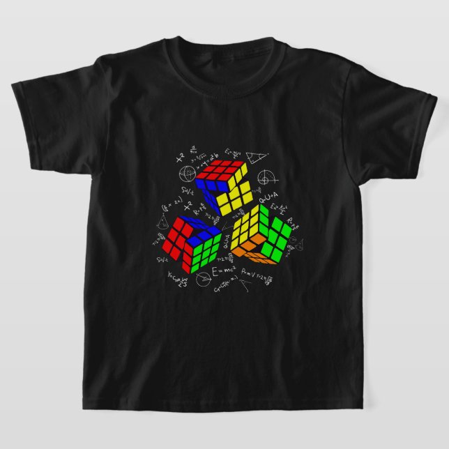 Camiseta Math Lover Cuber Speed Cortando Quebra-cabeça Engr (Postura )
