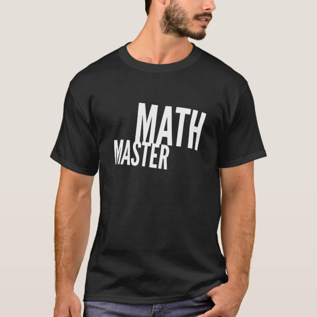 Camiseta Math Master (Frente)