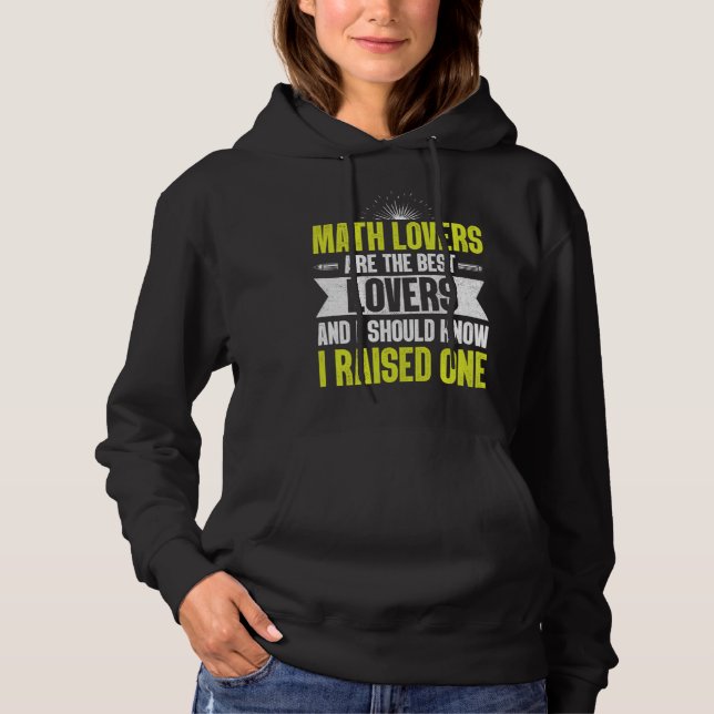 Camiseta Math  Mom Best  and I Should Know I Raised One  1 (Frente)