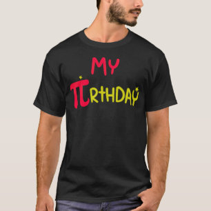 Camiseta Math My Pi Birthday Engraçado Geek Presente Math L