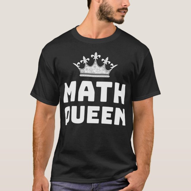 Camiseta Math Queen pony kiddinx  (Frente)