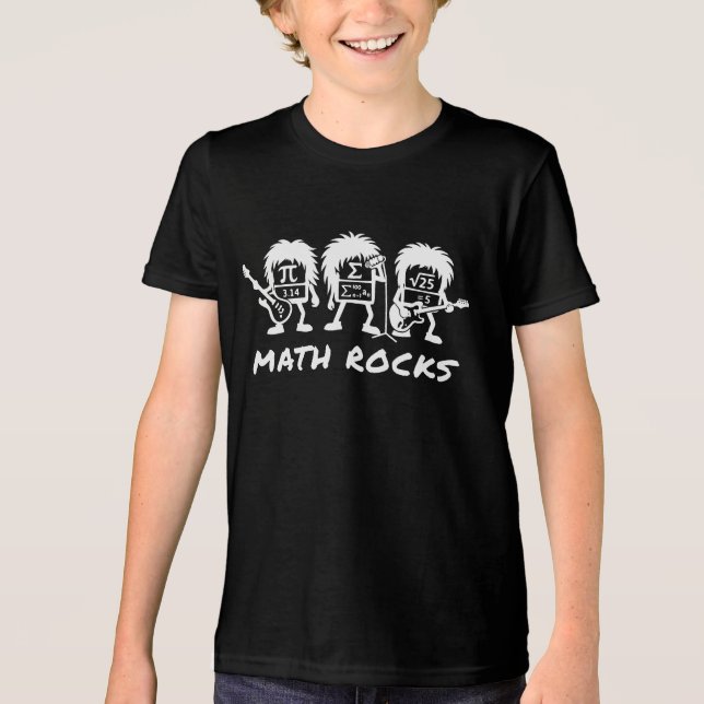 Camiseta Math Rocks Academic Rock Band Humor (Frente)