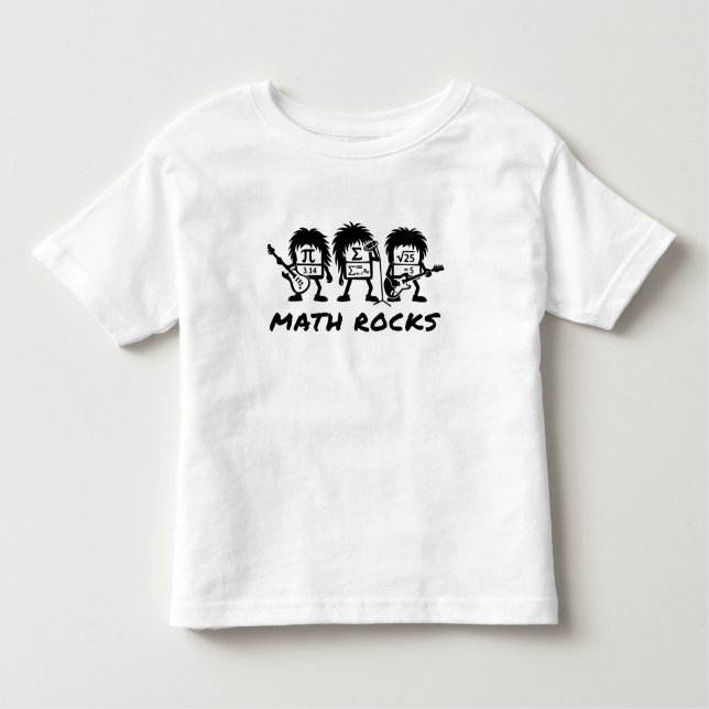 Camiseta Math Rocks Academic Rock Band Humor (Frente)