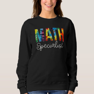 Camiseta Math Specialist Tie Dye Appreciation Day Back To S