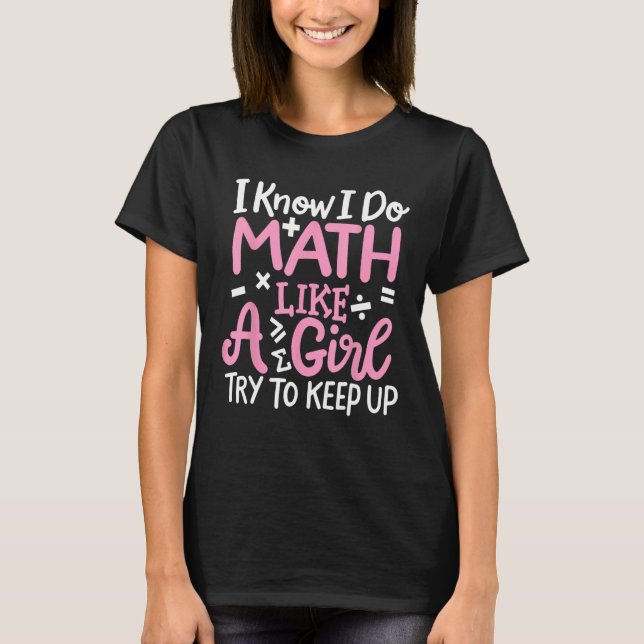 Camiseta Math Teacher Math Student (Frente)