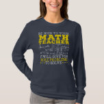 Camiseta Math Teacher Mathematician Mathematics School<br><div class="desc">Math Teacher Mathematician Mathematics School Numbers Gift. Perfect gift for your dad,  mom,  papa,  men,  women,  friend and family members on Thanksgiving Day,  Christmas Day,  Mothers Day,  Fathers Day,  4th of July,  1776 Independent day,  Veterans Day,  Halloween Day,  Patrick's Day</div>