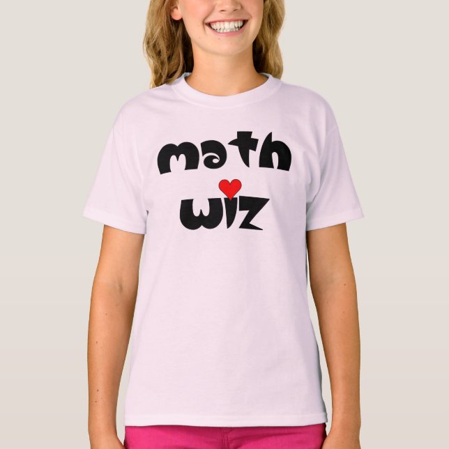 Camiseta Math Wiz (Frente)