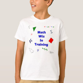 Camiseta Math Wiz em Treinamento