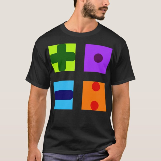 Camiseta mathematic symbols mathematics maths teacher best  (Frente)