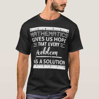 Camiseta Mathemit Problema Tem Oferta De Solução Professor 