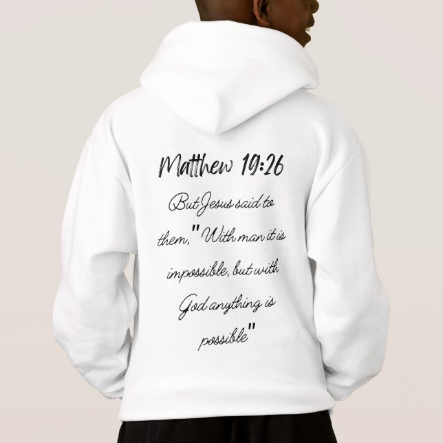 Camiseta Mathew 19:26 (Verso)