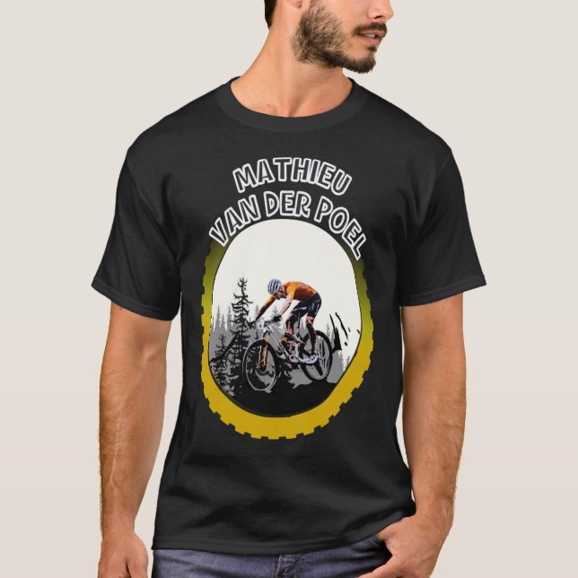 Camiseta Mathieu Van Der Poel Mountain Biker mtblife (Frente)