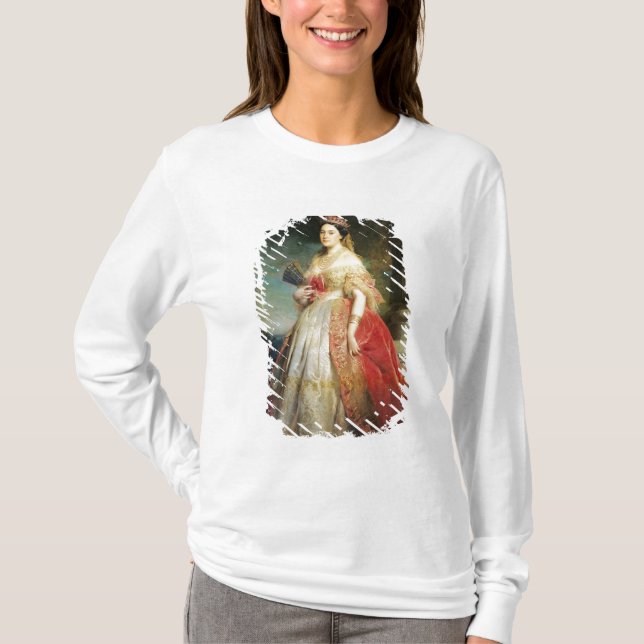Camiseta Mathilde Laetitia Wilhelmine Bonaparte 1861 (Frente)