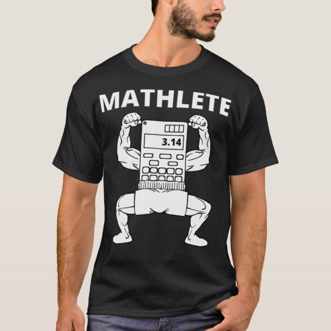 Camiseta Mathlete Math Matheme tea (Frente)