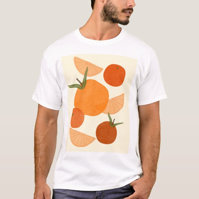 Camiseta Matisse inspirado: formas modernas de Abstrato (Frente)