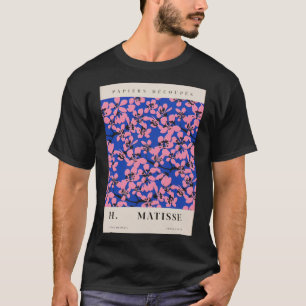 Camiseta Matisse Papiers Decoupes Flor Rosa Clássico T-Shi