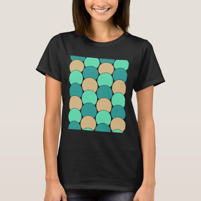Camiseta Matizes em Escala de Peixes (Frente)