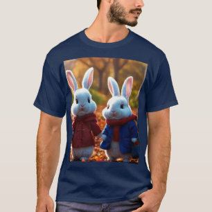 Camiseta "Matizes Whimsical: Colorful Rabbit Delight T-Shir