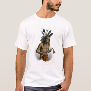Camiseta Mato-Tope, decorado com as insígnias de seu Warli