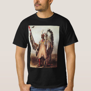 Camiseta Mato-Tope, um retrato principal de Mandan por Karl