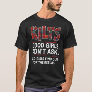 Camiseta Matou as boas garotas Não pergunte