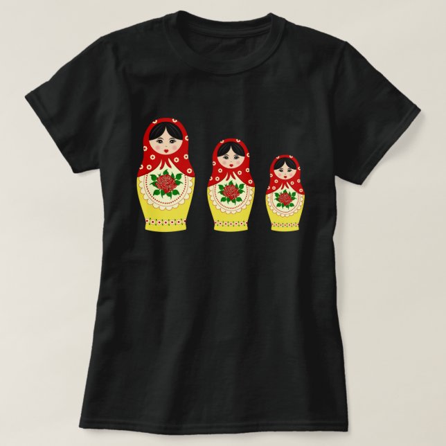 Camiseta Matreshka (Frente do Design)