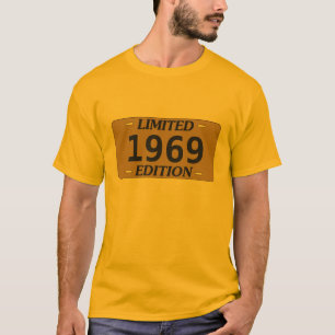 Camiseta Matrícula da vaidade do aniversário da edição