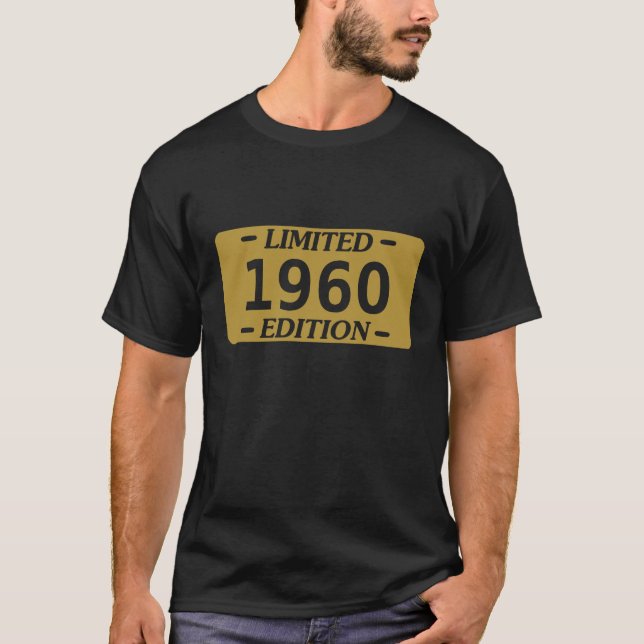 Camiseta Matrícula da vaidade do aniversário da edição (Frente)