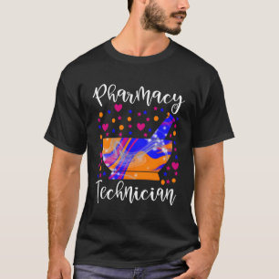 Camiseta Matriz Coração Cuta E Técnico De Farmácia De Pestl