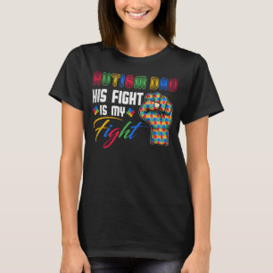 Camiseta Matriz da Família Autismo Quebra-cabeça Fist Autis