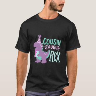 Camiseta Matriz da Família Dinosaur Aniversário Primo Surus