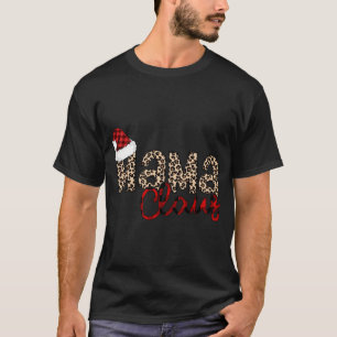 Camiseta Matriz da Família Pajama de Natal da Mãe Claus San