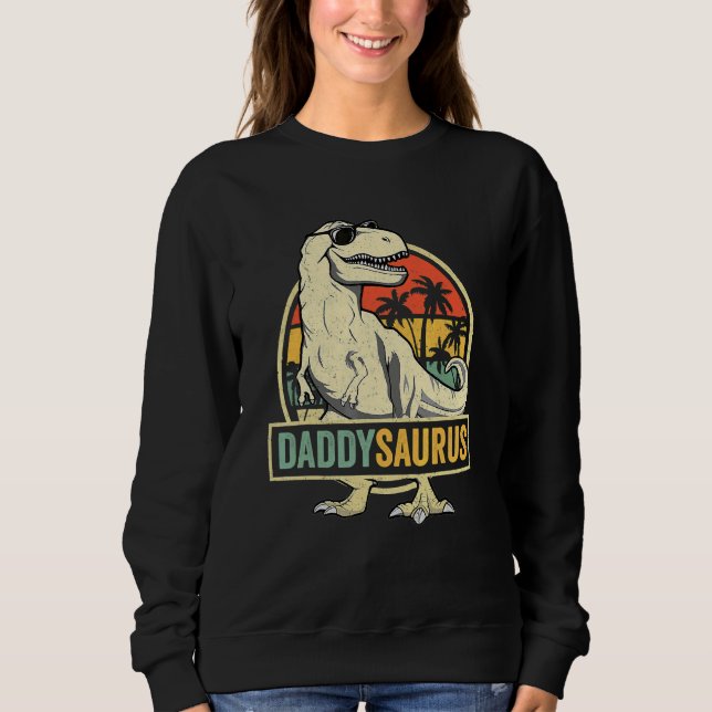 Camiseta Matriz da Família Surus do Pai Daddysaurus Rex Din (Frente)