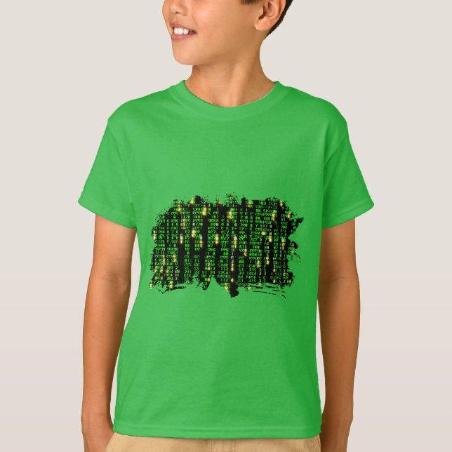 Camiseta Matriz de códigos (Frente)