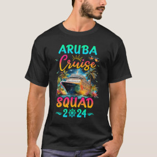 Camiseta Matriz de férias de verão da família Aruba Cruise