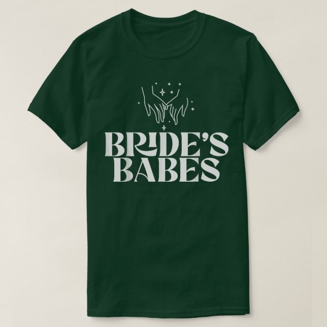 Camiseta Matriz de Festa de solteira de Babes da Retro-Brid (Frente do Design)