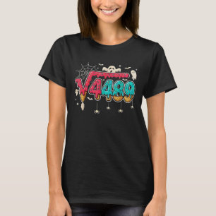 Camiseta Matriz de gírias 4489 com raiz quadrada de memória